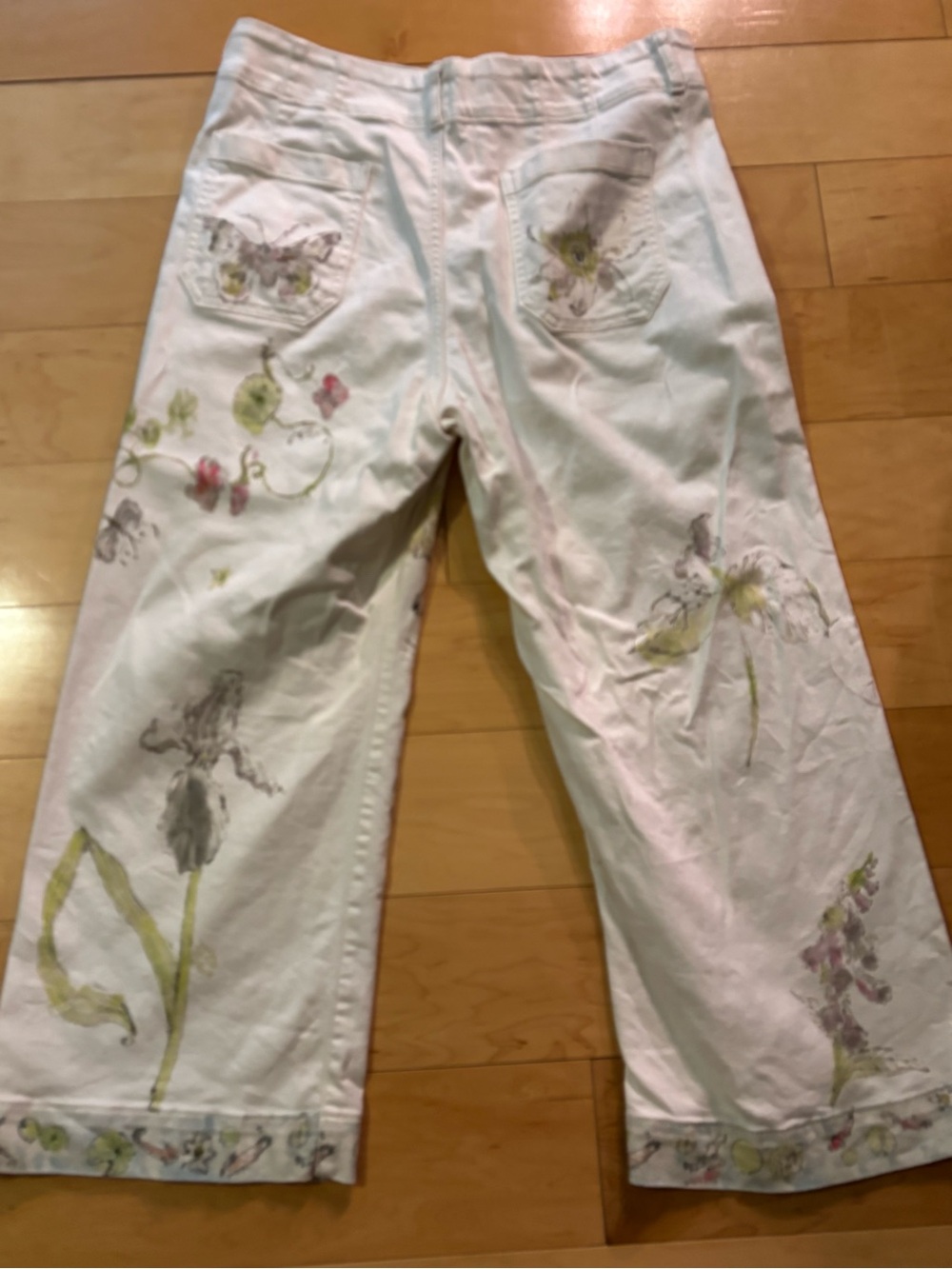 Anthropologie Maeve Colette Swan Gossip artist limited edition 34 jeans - Picture 5 of 10